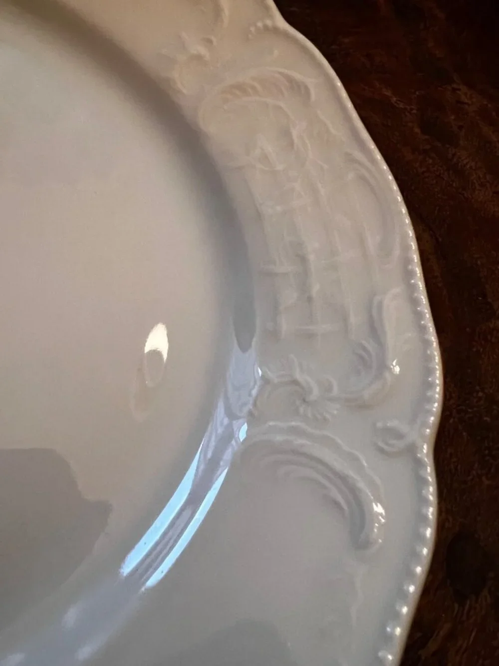 Four Rosenthal Continental White Sanssouci Desert Plates